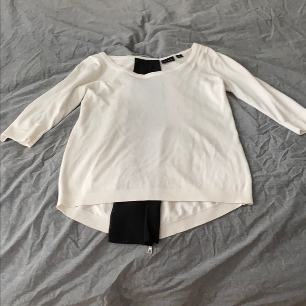 Tribal zipper sweater